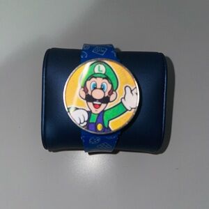 2020 Nintendo Super Mario Bros Blue Hologram Digital Wrist Watch